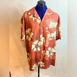 Island, Shores, washable, silk, button-down, aloha shirt.